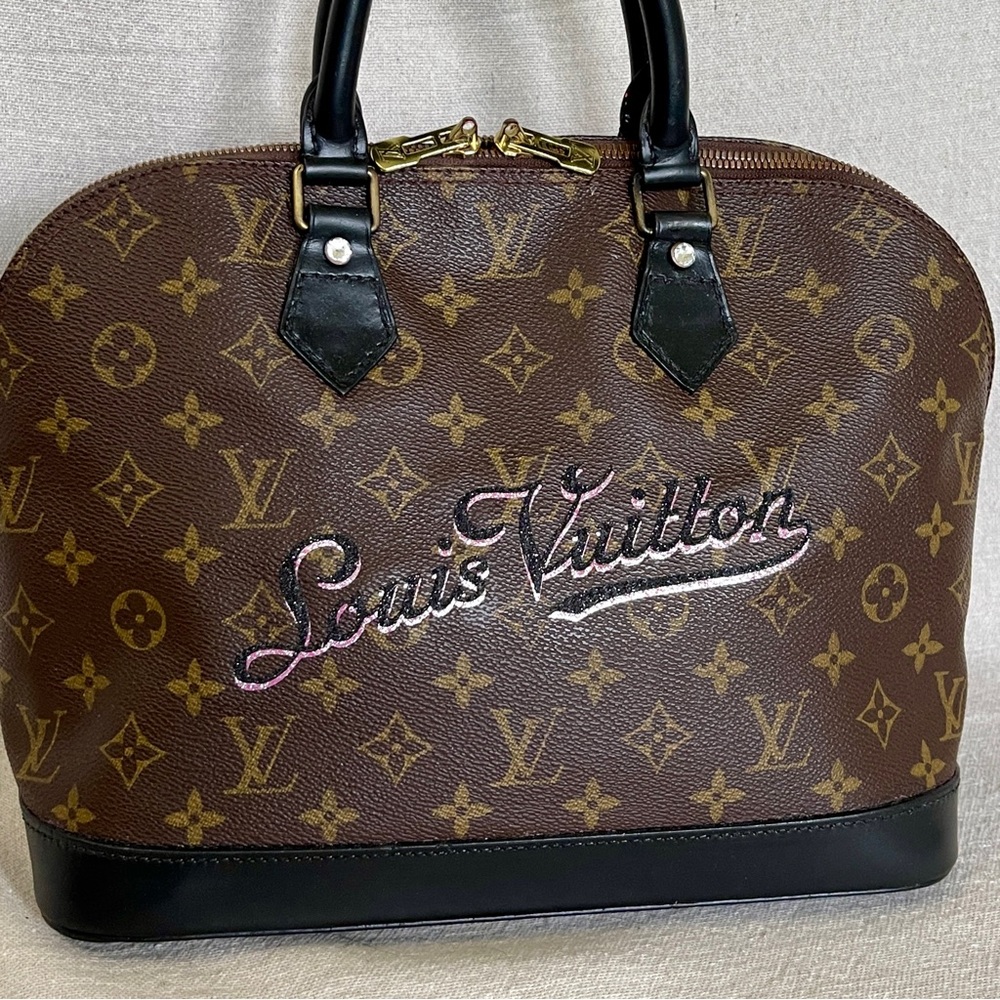 🎭 SOLD! 🎭 Customized LOUIS VUITTON Alma PM